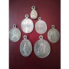 Медальоны католические. Буржуазная Польша. 7 шт.