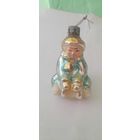 ЕЛОЧНАЯ ИГРУШКА МАЛЬЧИК НА САНКАХ. РЕДКИЙ ЦВЕТ