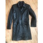 Импортный женский плащ из идеально мягкой  кожи. как новый. размер  определяйте  по  данным на бумажке.