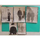 Фото "Железнодорожники", 1945-1946 г., г. Барановичи, Лунинец (5 шт)