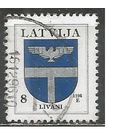 Латвия. Герб г.Ливаны. 1995г. Mi#399.