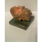 Сувенир из Крыма Ялта Ракушка на натуральном камне яшма