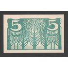 Эстония 5 пенни 1919 года. Тип Р-39. Состояние UNC!