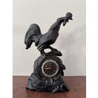 Часы каминные чугун Петух