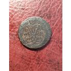 2 копейки Елизавета 1758 наминал сверху гурт Московский монетный двор