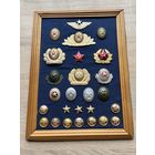 Кокарды и пуговицы ВС СССР и РБ