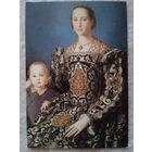 Дети. Бронзино. Портрет Элионоры Толедской с сыном Джованни. Издание Германии