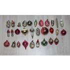 Набор новогодних елочных игрушек, из СССР, 30 шт.