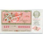 Лотерейный билет 1990 год, 8 марта