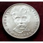 Серебро 0.625!Германия 5 марок, 1975 100 лет со дня рождения Альберта Швейцера
