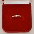 Миниатюрное колечко с бриллиантами, Р-16.5, 1.67 гр.