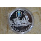 Канада 20 долларов 2000   Локомотив Toronto