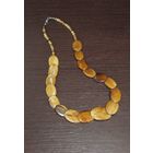 Бусы из натурального камня, двойная длина 32,5 см.