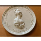 Панно Плакетка Дамы Известные люди Meissen Мейссан Германия винтаж