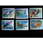 Польша 1976 Mi# 2421-2426 спорт Олимпиада Инсбрук MNH * *\П1 101