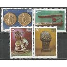 Индия. Экспонаты Национального музея. 1978г. Mi#763-66. Серия.