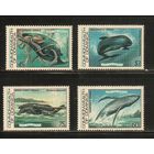 Доминика-1983(Мих.805-808) , **  , Морская  Фауна ,Киты(полная серия)