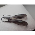 Старенькие серьги серебряные