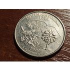 США 25 центов квотер 2000 Южная Каролина