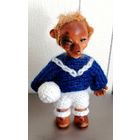 Игрушка. Ёжик - футболист. ГДР. 70-е годы.