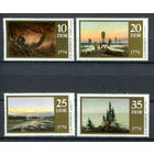ГДР - 1974г. - Картины. 200 лет с Дня Рождения Каспара Давида Фридриха - полная серия, MNH, одна марка с полосой на клее [Mi 1958-1961] - 4 марки