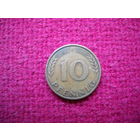 ФРГ 10 пфеннигов 1950 г. F . :