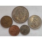 Филиппины 1, 5, 10, 25, 50 сентаво 1958 - 1966 гг. набор 5 шт.