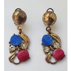 Серьги, длина 4,7 см, ширина 1,8 см