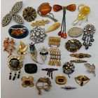 Брошь 29 шт. одним лотом. С рубля