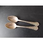 Ложечки десертные чайные кофейные барокко Фраже Fraget Варшава царская Россия