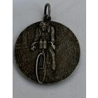 Серебряная медаль для велосипедистов, предоставленная компанией Dunlop.