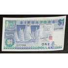 Сингапур 1 доллар 1987  UNC