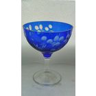 Ваза/конфетница.Синее стекло Винтаж