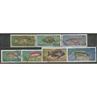 Бурунди. Животный мир страны. Рыбы. 1967г. 7 марок.