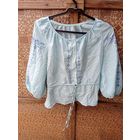 Блуза СССР, блузка советских лет. Винтажная одежда, ретро гардероб. Ткань СССР