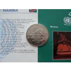 Намибия.  10 долларов 1995 год  KM#9   "50 лет Организации Объединенных Наций"