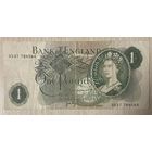 Банкнота Великобритания 1 фунт С 1960 по 1978 год. Королева Елизаветы II