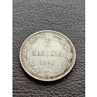2 марки 1908 для Финляндии ( Николай Второй) UNC , тираж 124 935 шт