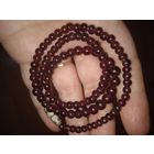 Винтажные бусы СССР натуральный гранат