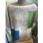 Свитер пуловер оверсайз 25% шерсти