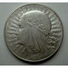 Монета СЕРЕБРО Польша 10 злотых 1932 год.