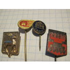 4 значка/37 с рубля!