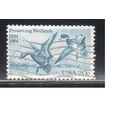 США-1984, (Мих.1707) , гаш.,  Фауна, Птицы, Утки (одиночка),