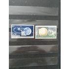 1962 Франция 100 лет космос телекоммуникации чистая серия клей MNH** полная серия (2-11)