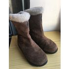 Полусапожки сапоги 35-36 Натуральная замша Columbia Вьетнам Стелька 23 Очень удобные