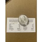 Тираж 750!!! "Белая синица" серии "Птица года", 10 рублей, 2022 год