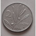 2 лиры 1954 г. Италия