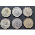 10 марок Германии 1972 х6 монет! Полный комплект! XX летние Олимпийские Игры, Мюнхен 1972! Гамбург, Штутгарт! Серебро 93 грамма 625 пробы! ВОЗМОЖЕН ОБМЕН!