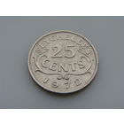 Сейшельские острова. 25 центов 1972 год  KM#11  Тираж: 120.000 шт