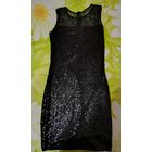Маленькое черное платье 42 - 44 с пайетками коктейльное клубное вечернее сексуальное